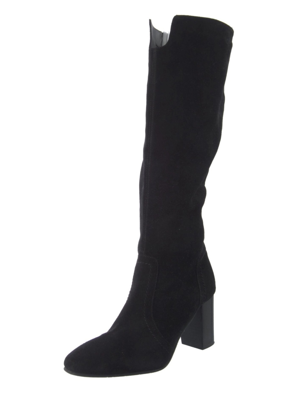 NEW AQUATALIA Black Suede Tall Boots Size 7.5